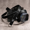 Raw Vintage Leather Camera Strap -  Monochrome