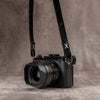 Raw Vintage Leather Camera Strap -  Monochrome