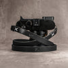 Raw Vintage Leather Camera Strap -  Monochrome
