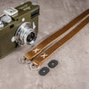 Raw Vintage Leather Camera Strap -  Safari