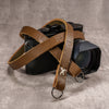 Raw Vintage Leather Camera Strap -  Safari