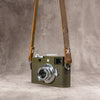 Raw Vintage Leather Camera Strap -  Safari