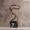 Raw Vintage Leather Camera Strap -  Safari