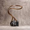 Raw Vintage Leather Camera Strap -  Safari