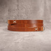 Raw Vintage Leather Camera Strap - Sahara