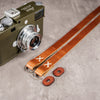 Raw Vintage Leather Camera Strap - Sahara