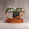 Raw Vintage Leather Camera Strap - Sahara