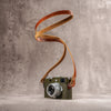 Raw Vintage Leather Camera Strap - Sahara