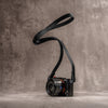 Raw Vintage Leather Camera Strap - Stealth