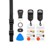 WristFlex Adjustable SL - Black with Red Accent