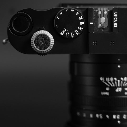 Shutter Topper CupCake Black Leather Silver Chrome - view 3