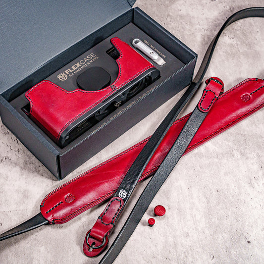 FlexCase for Leica M11, M EV1 OxBlood Set | Limited EDITION