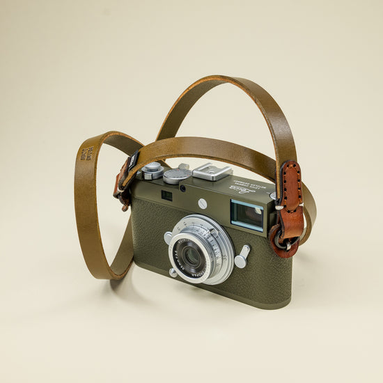 Slacker Leather Camera Strap OutBack