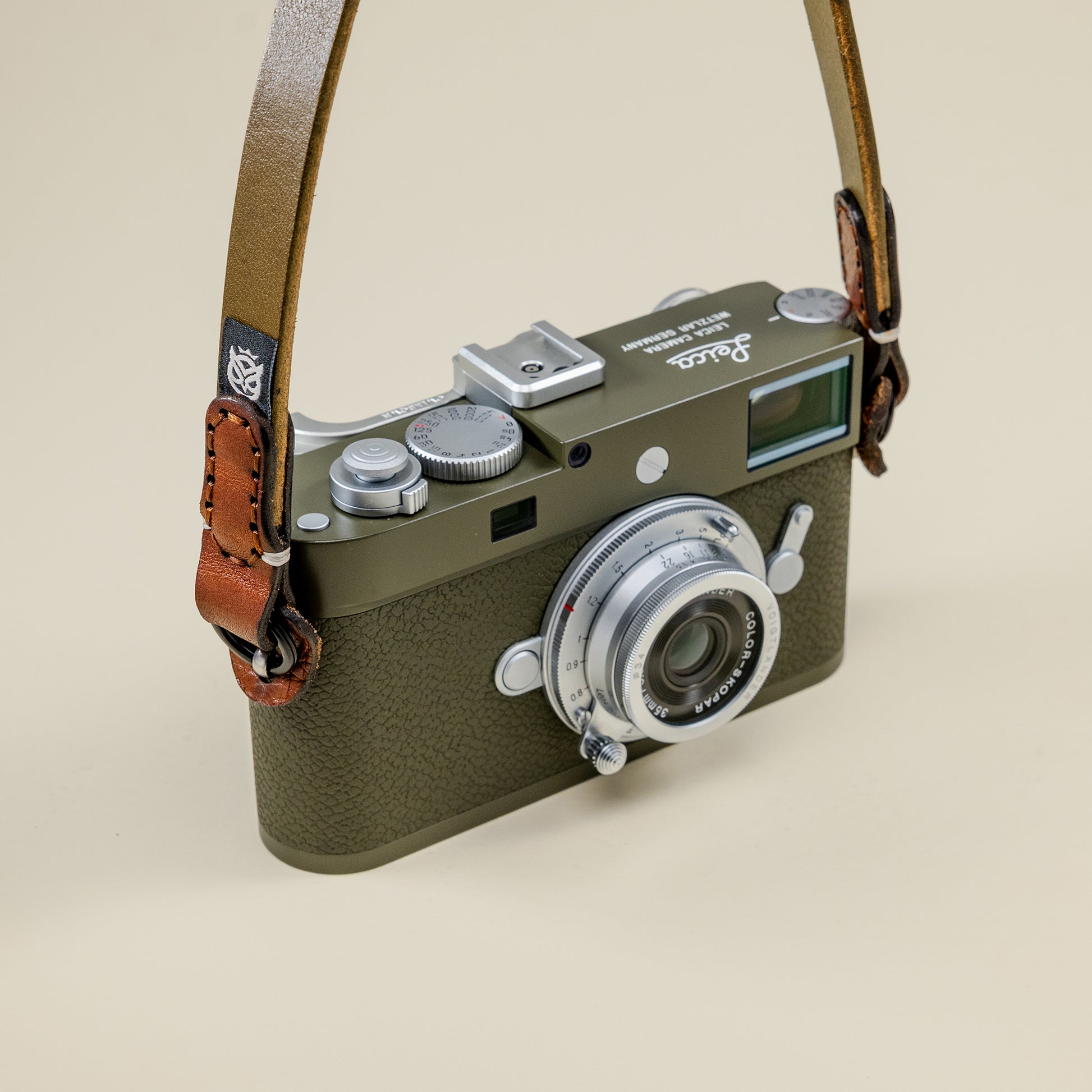 Slacker Leather Camera Strap OutBack
