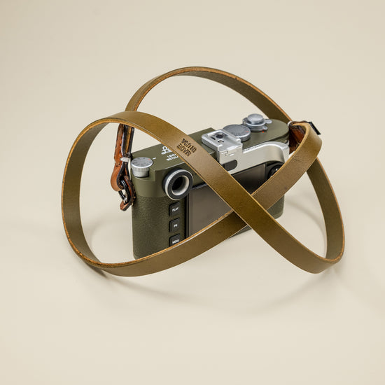 Slacker Leather Camera Strap OutBack