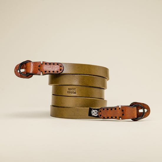 Slacker Leather Camera Strap OutBack