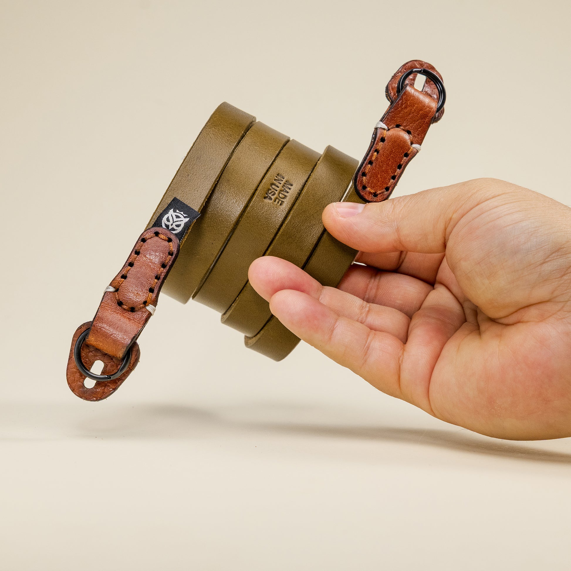 Slacker Leather Camera Strap OutBack