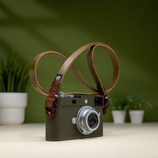 Slacker Leather Camera Strap OutBack