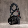 Trailflex Adjustable Camera Strap - Black with Red Accent