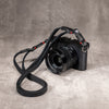 Trailflex Adjustable Camera Strap - Black with Red Accent