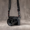 Trailflex Adjustable Camera Strap - Black with Red Accent