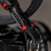 Trailflex Adjustable Camera Strap - Black with Red Accent