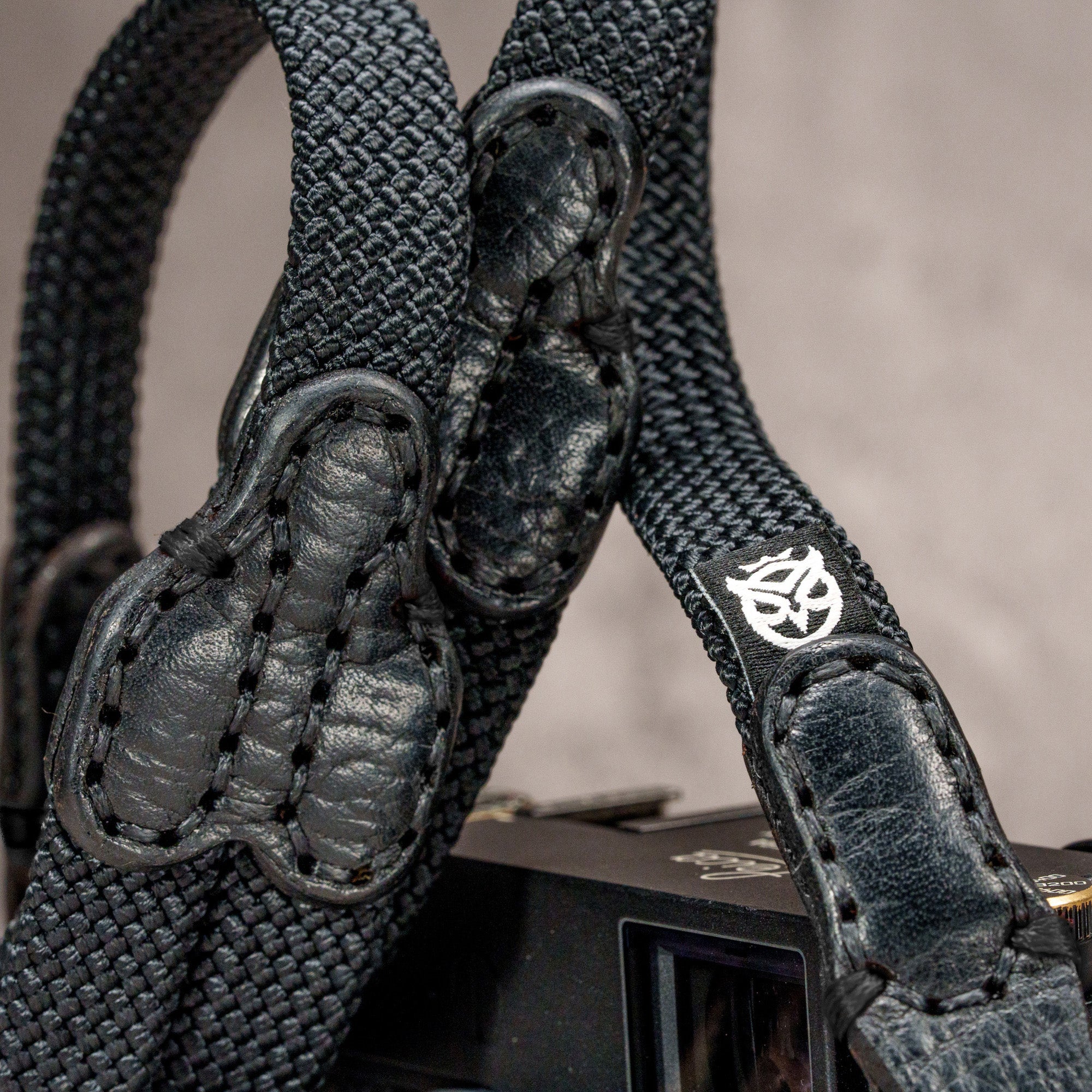 TwinPad Camera Strap — Stealth | Owlkrown – Owlkrown