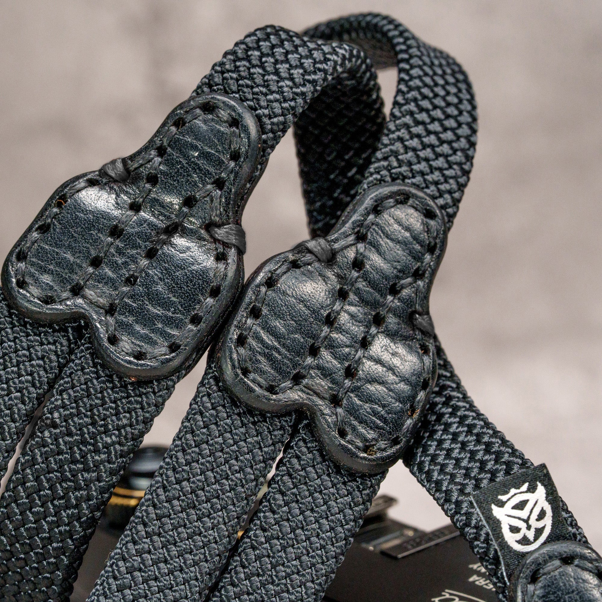 TwinPad Camera Strap — Stealth | Owlkrown – Owlkrown
