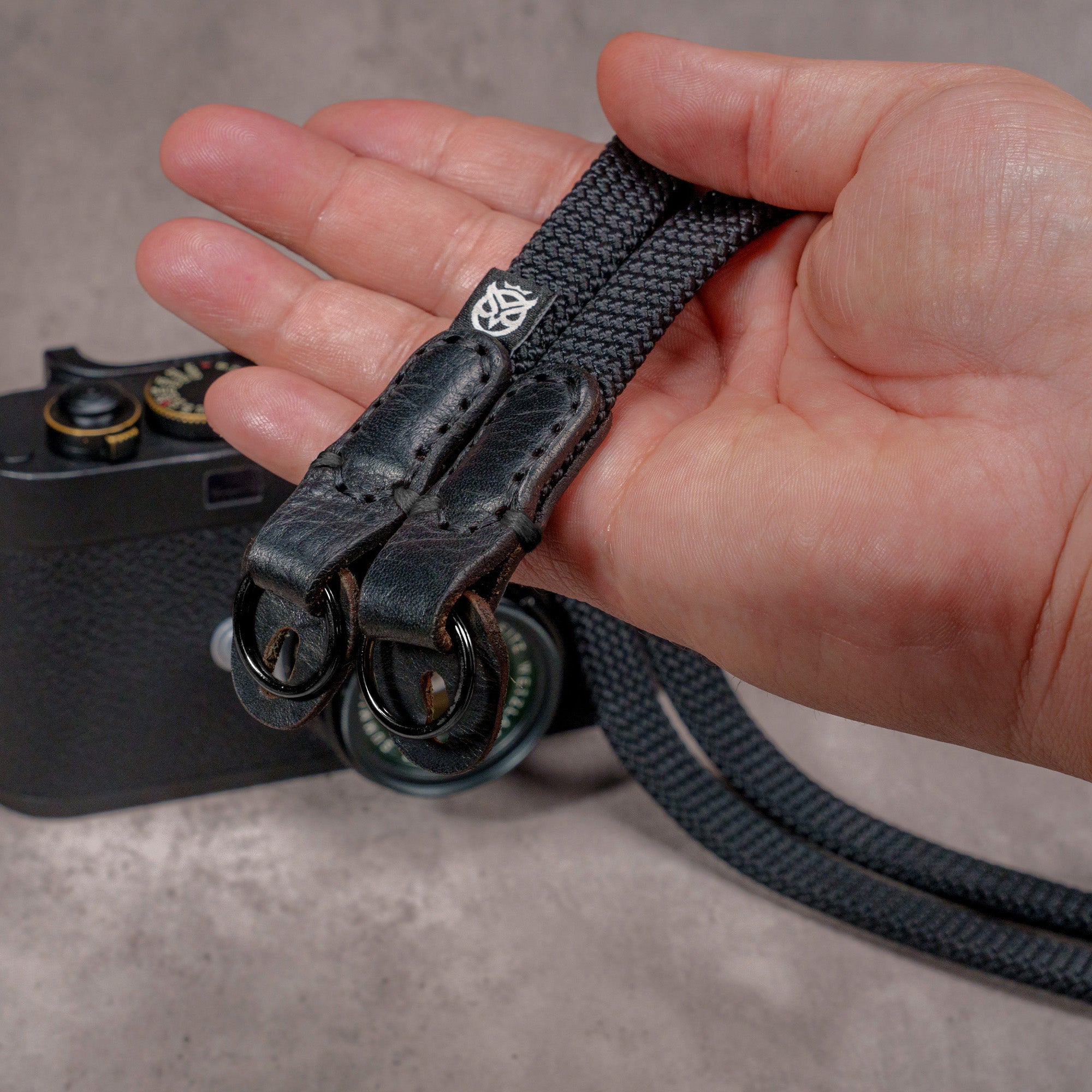 TwinPad Camera Strap — Stealth | Owlkrown – Owlkrown