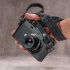 TwinPad Camera Strap - Black with Red Accent