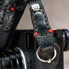 TwinPad Camera Strap - Black with Red Accent