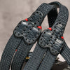 TwinPad Camera Strap - Black with Red Accent