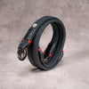 TwinPad Camera Strap - Black with Red Accent