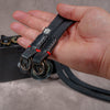 TwinPad Camera Strap - Black with Red Accent