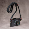 TwinPad Camera Strap - Black with Red Accent