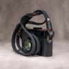 TwinPad Camera Strap - Black with Red Accent