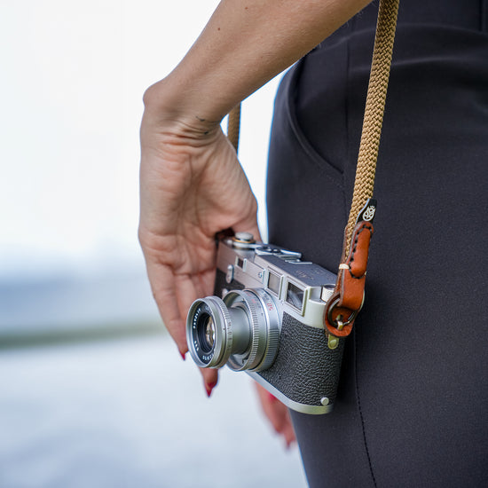 Classic Round Rope Padded Camera Strap - Outback