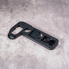 Owlkrown FlexPlate for Leica SL3 in three quarter view, showing the low profile of the machined body