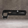 Owlkrown FlexPlate for Leica SL3 seen from above with the storage compartment open