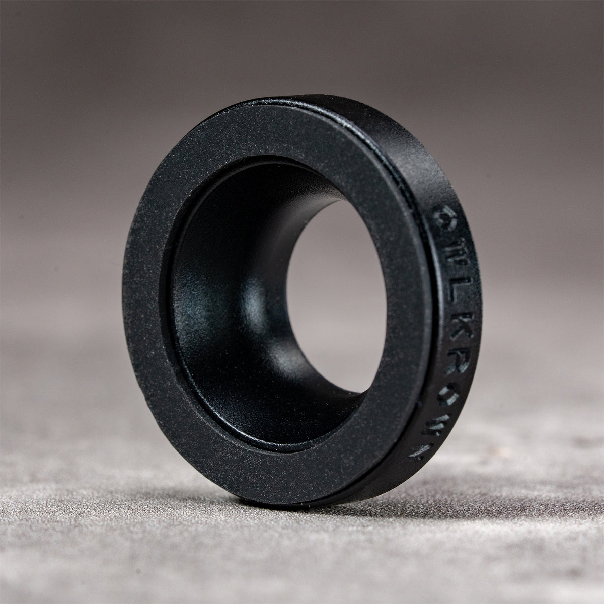 Black Chrome M-EyeKup with the Owlkrown engraving on the outer ring