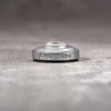 Silver Chrome M-EyeKup with the Owlkrown engraving and threaded barrel visible